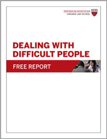 Dealing with Difficult People