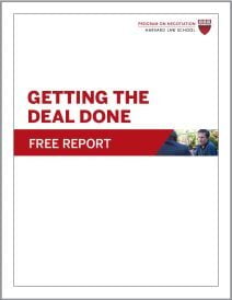 Getting the Deal Done
